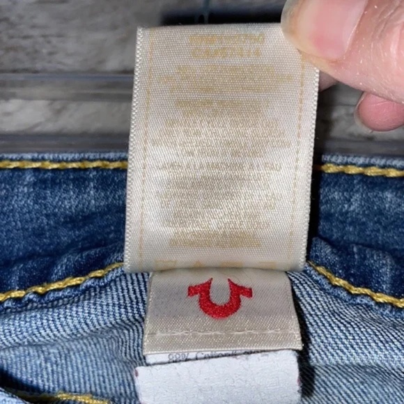 Womn's True Religion World Tour Bootcut Low Rise Jeans - 27 - Picture 3 of 12